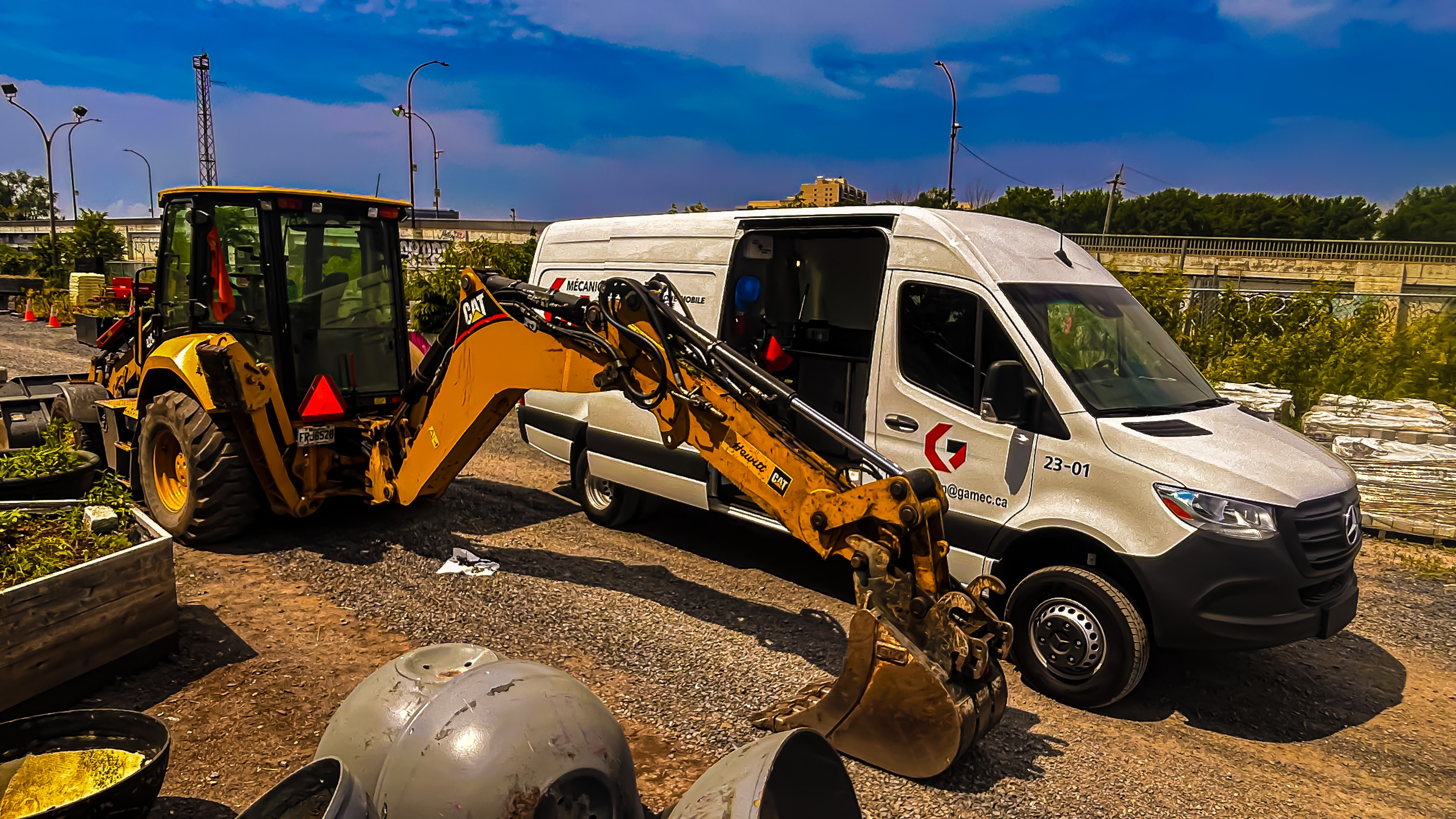 Service hydraulique mobile